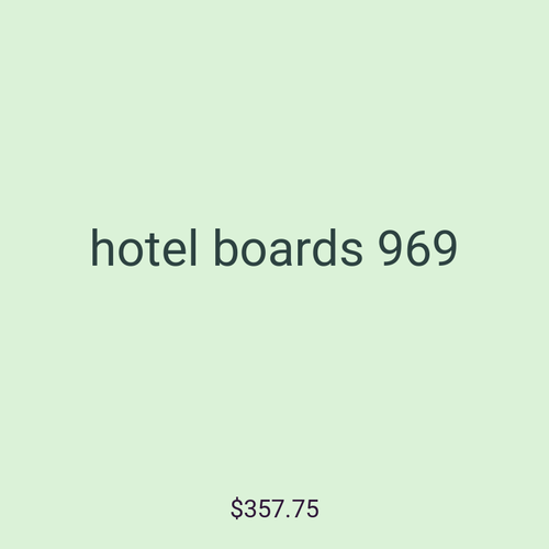 hotel boards 969