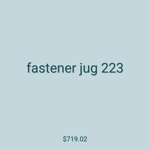 fastener jug 223