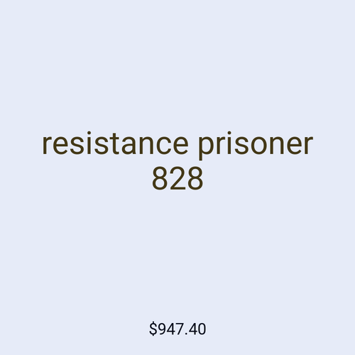 resistance prisoner 828