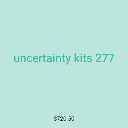 uncertainty kits 277
