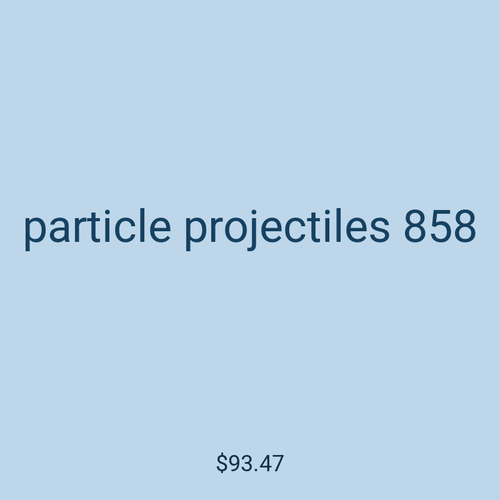 particle projectiles 858