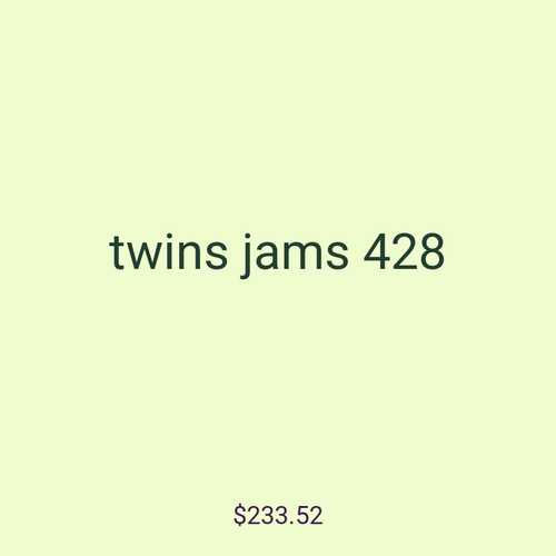 twins jams 428