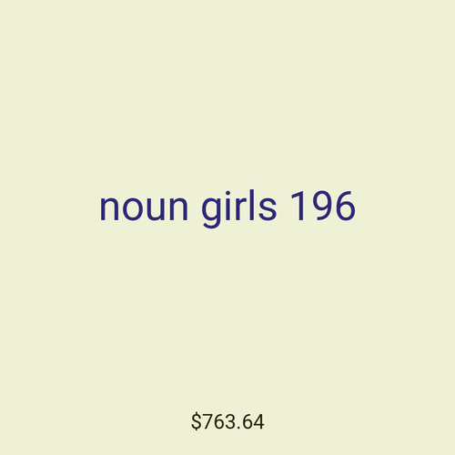 noun girls 196