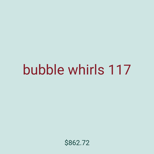 bubble whirls 117
