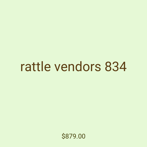 rattle vendors 834