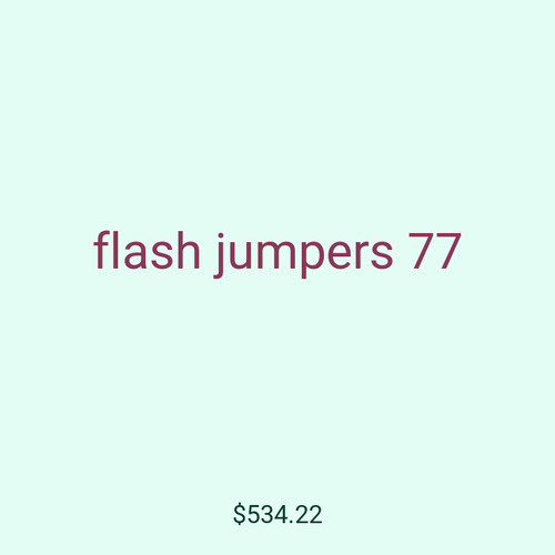 flash jumpers 77