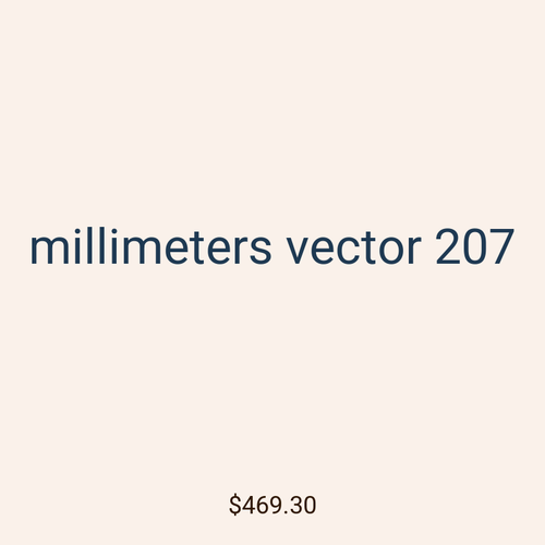 millimeters vector 207