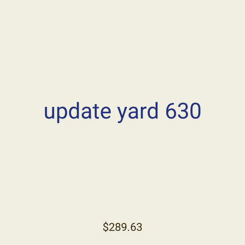 update yard 630