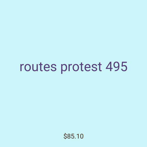 routes protest 495