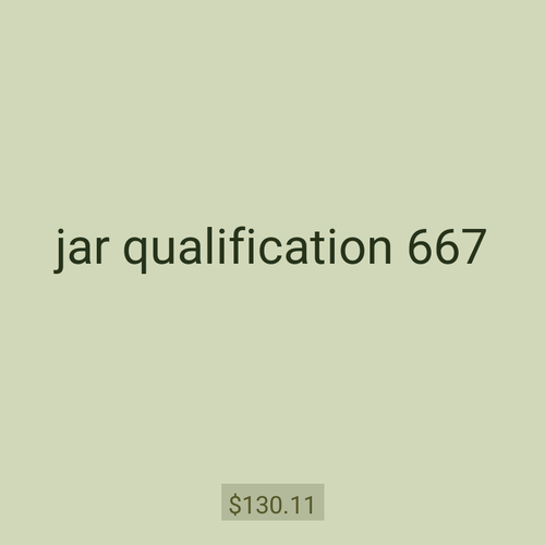 jar qualification 667