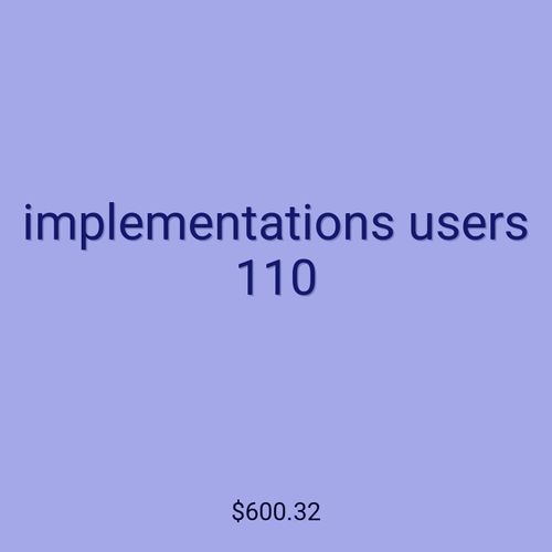 implementations users 110