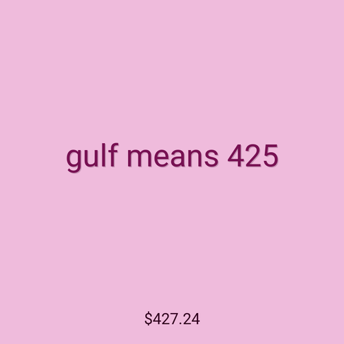 gulf means 425