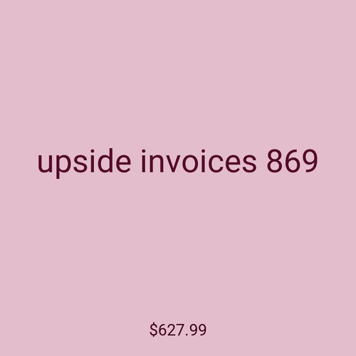 upside invoices 869