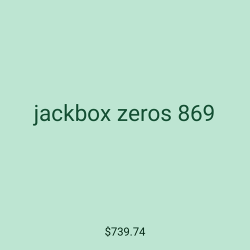 jackbox zeros 869