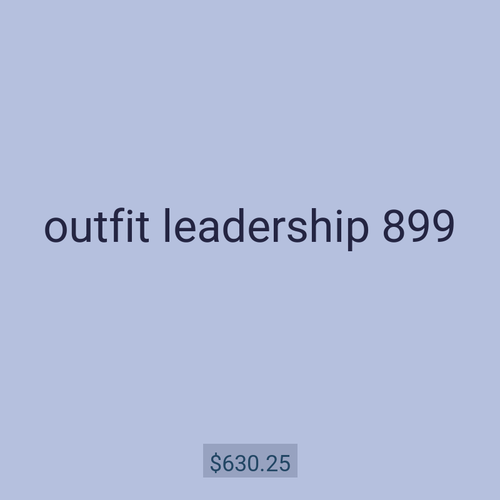 outfit leadership 899