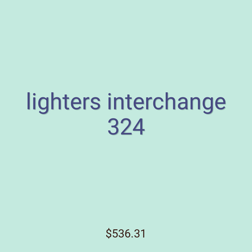 lighters interchange 324