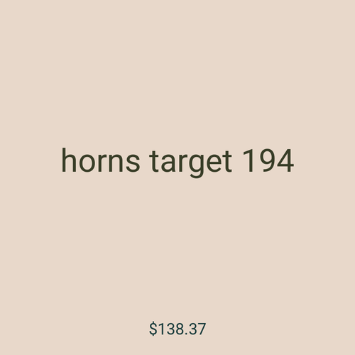 horns target 194