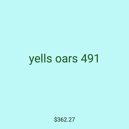 yells oars 491