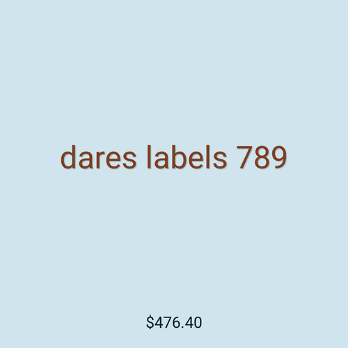 dares labels 789