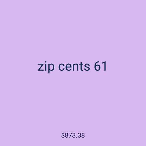zip cents 61