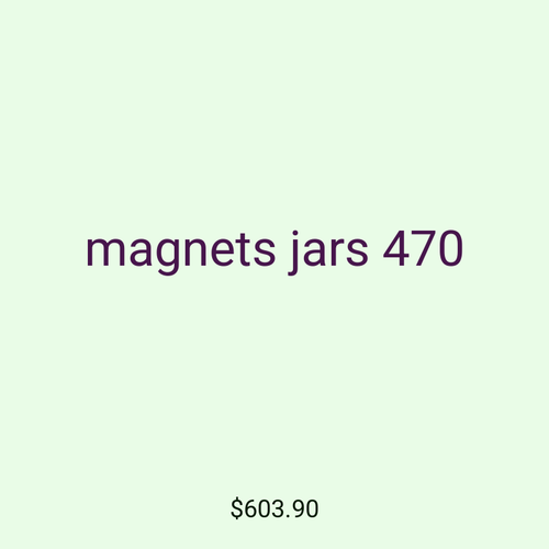 magnets jars 470