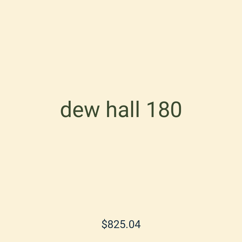 dew hall 180