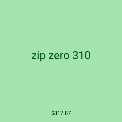 zip zero 310