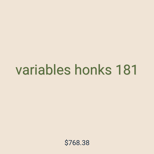 variables honks 181