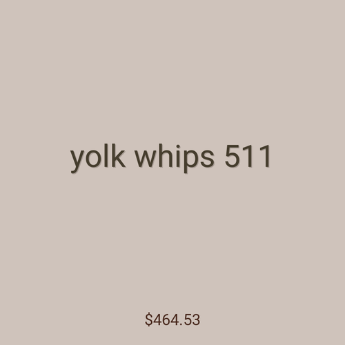 yolk whips 511