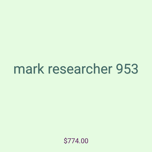mark researcher 953
