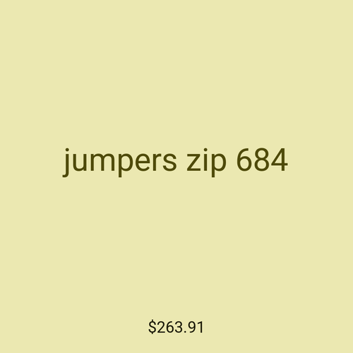 jumpers zip 684