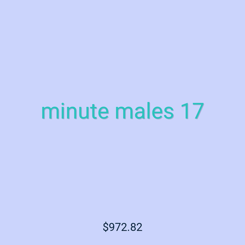 minute males 17