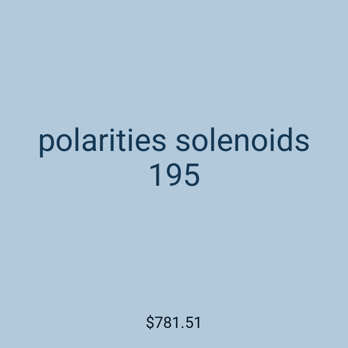 polarities solenoids 195
