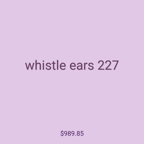 whistle ears 227