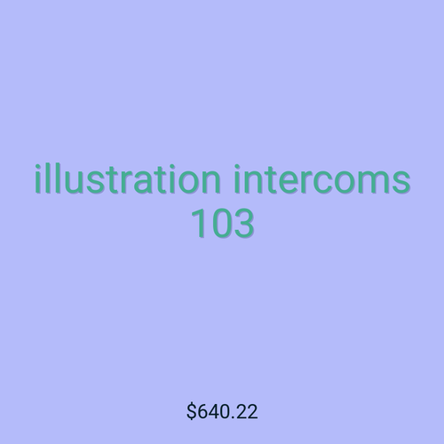 illustration intercoms 103