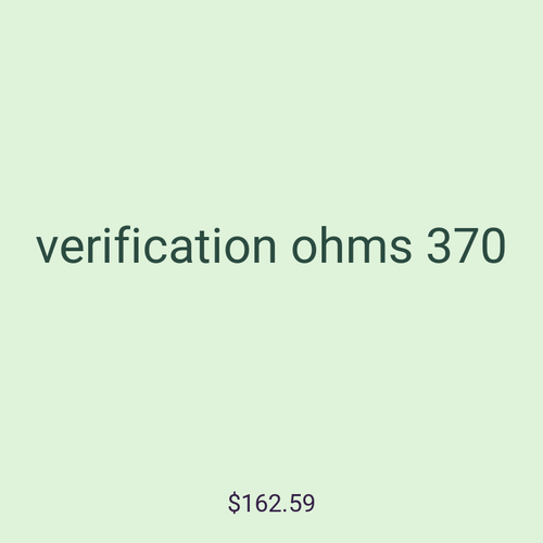 verification ohms 370