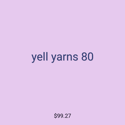 yell yarns 80