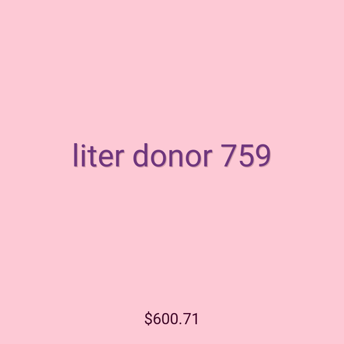liter donor 759