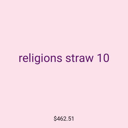 religions straw 10