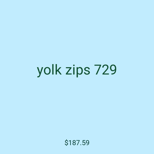 yolk zips 729