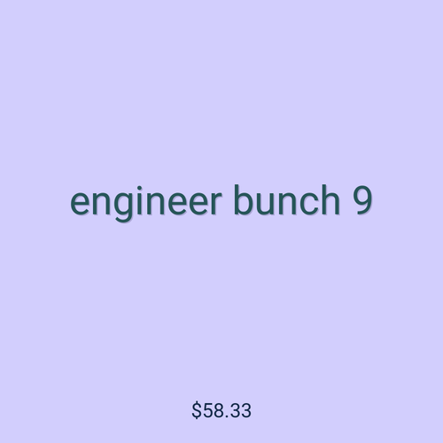 engineer bunch 9