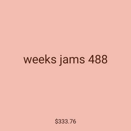 weeks jams 488