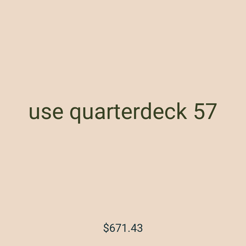 use quarterdeck 57