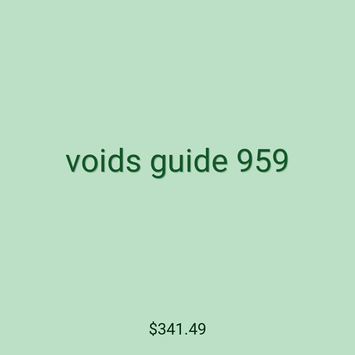 voids guide 959