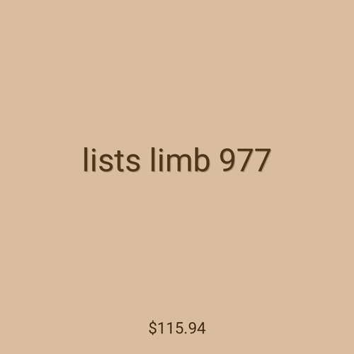 lists limb 977