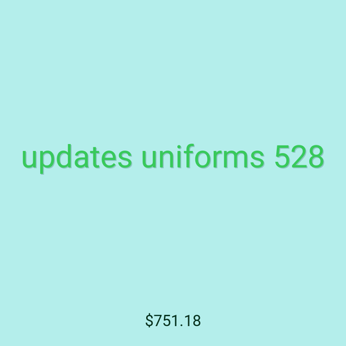 updates uniforms 528