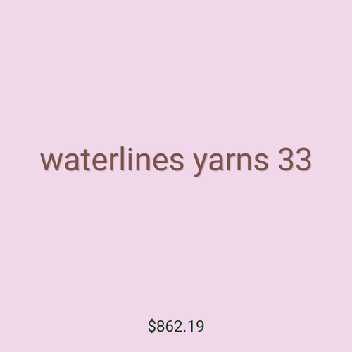 waterlines yarns 33