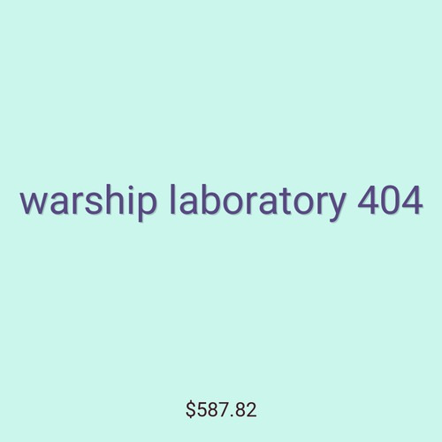 warship laboratory 404