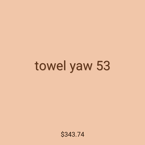 towel yaw 53