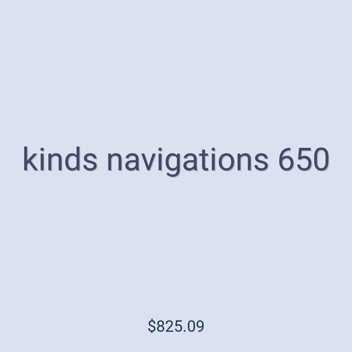 kinds navigations 650